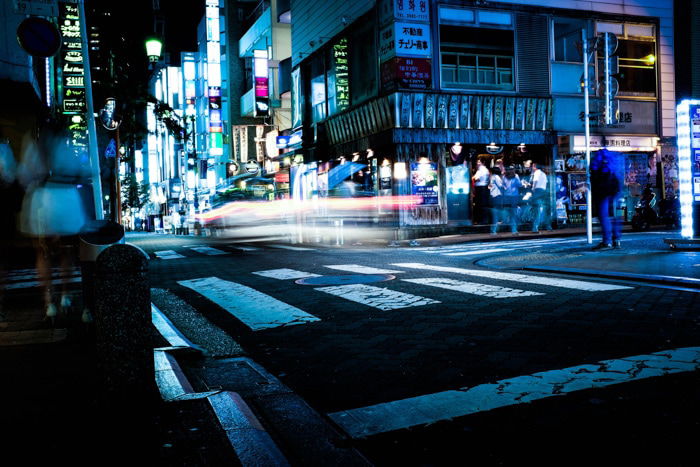 Cityscape at night