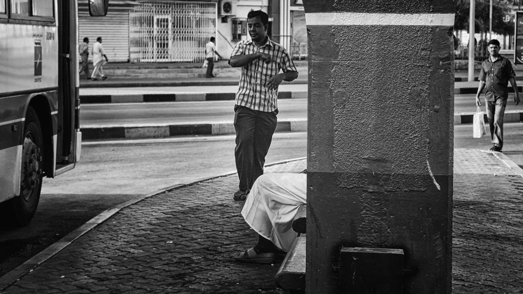 What is street photography - The Bus Stand by Imra Zahid