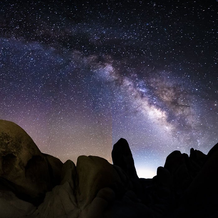 how to edit Milky Way Photos with the lightroom Graduated Filter