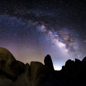 Image of Milky Way photography using a graduated filter and edited