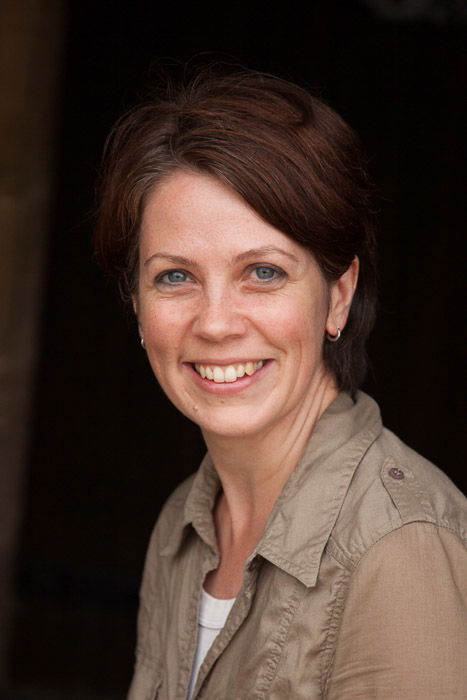 Portrait photography of a woman with short hair