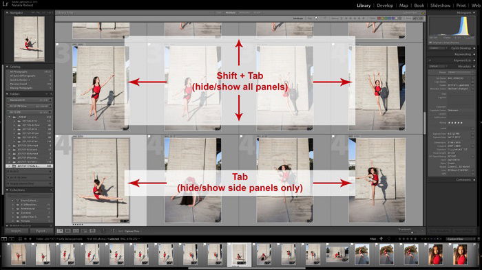 lightroom compare to original shortcut