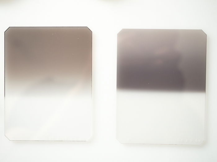 Filters for landscape photography: Example of rectangular GND filters