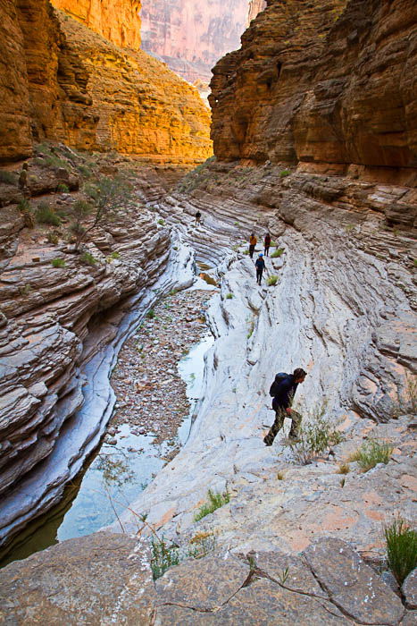 Adventure photography of mountain climbers