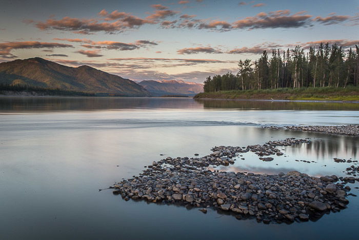 Smoothing the water creates a serene and awe inspiring image of the Charley National Preserve