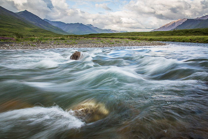 Slower shutter speeds create the illusion of soft and stunning flows of water.