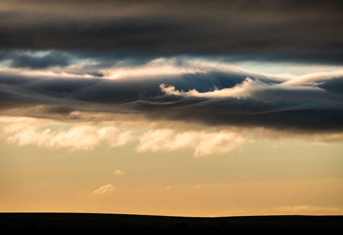 Cloudscape taken with spot-metering - Landscape Photography Exposure