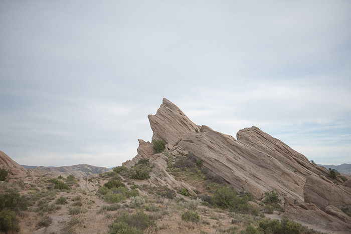 A Desert Landscape with the Vasquez Rocks - editing raw vs jpeg photos