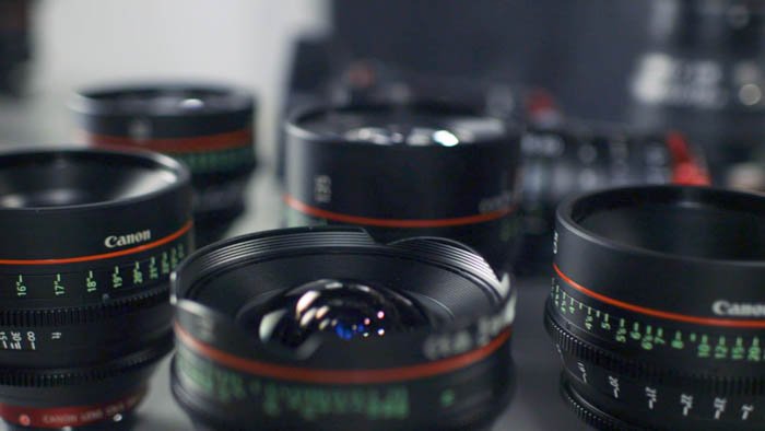 A group of different macro lenses
