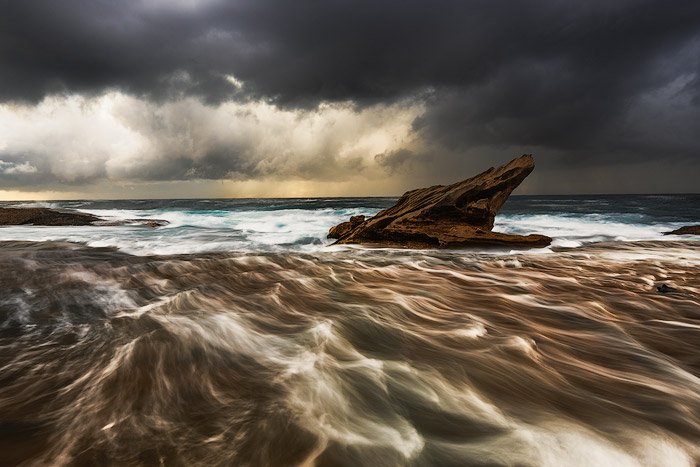 flowing water action - Seascape Photography