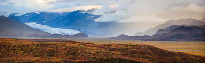 A panoramic image of a beautiful landscape