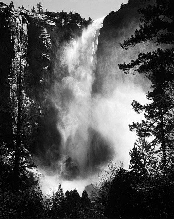 Black and white landscape photo from Ansel Adams
