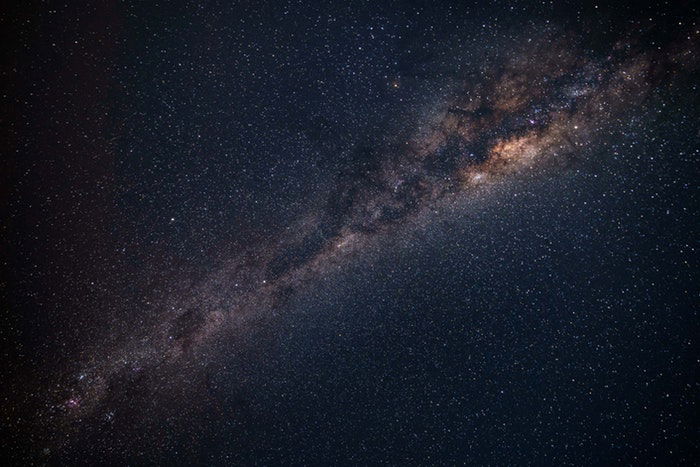 A photo of the milky way