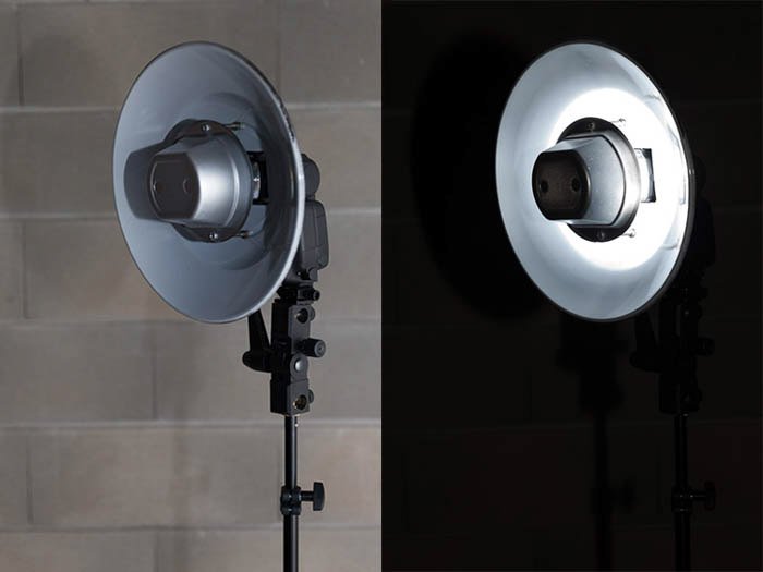 Creating a beauty dish from recyclable materials for product photography 