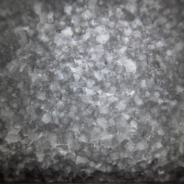 Closeup shot of salt crystals