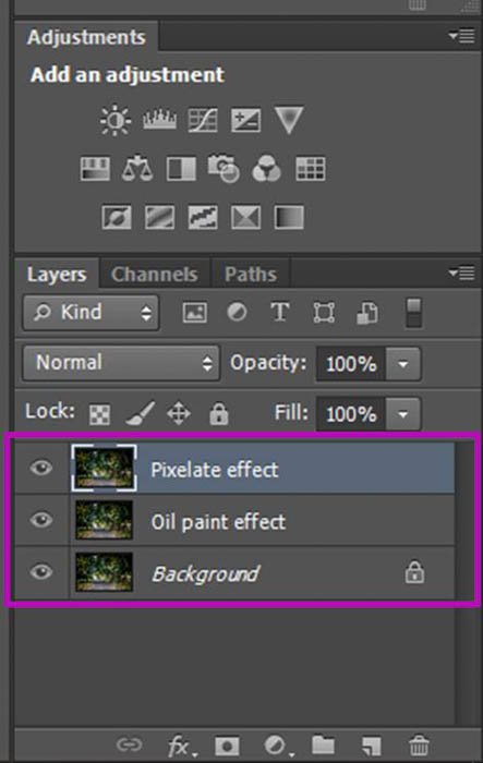 A screenshot showing how to turn photo into a painting with photoshop - rename