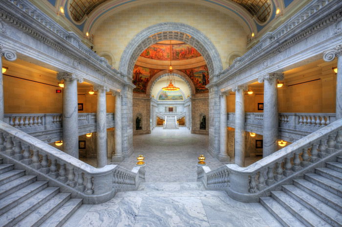  HDR image of the Utah State Capitol