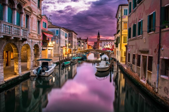 HDR image of Venice canals