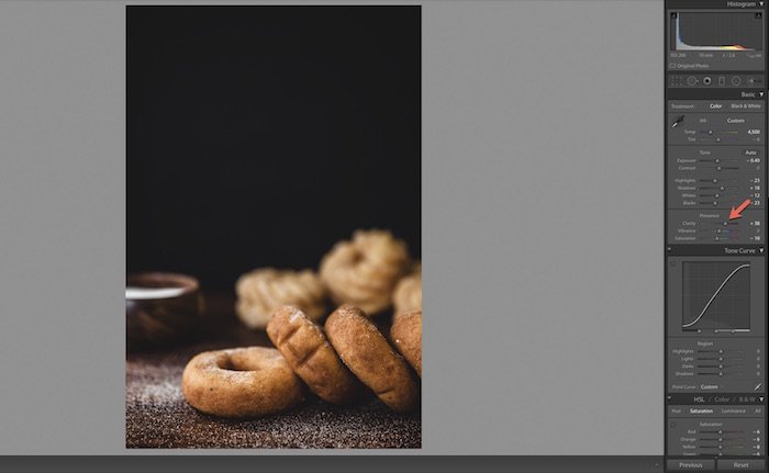 Using Lightroom for Food Photography Editing