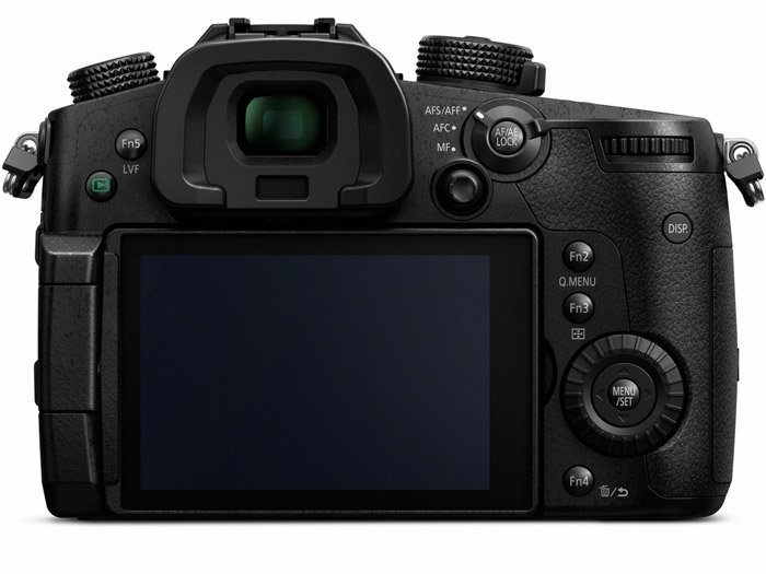 Image of a panasonic gh5 on white background
