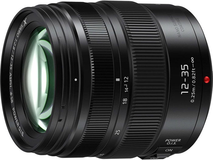  Image of a Panasonic Lumix G X Vario 12-35mm f/2.8 lens for Panasonic gh5 camera