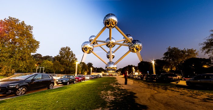 A panorama stitch from the Atomium (Brussels, Belgium)