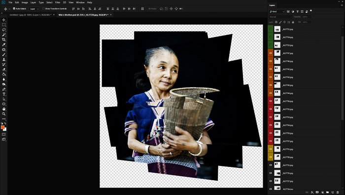 A screen grab of a photo montage with a Karen woman.