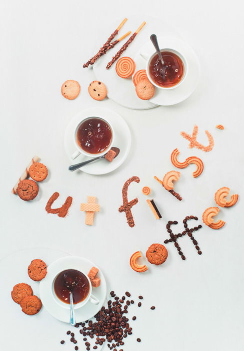 How to Create Awesome Still Life Photos with Food Typography - 28