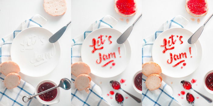 How to Create Awesome Still Life Photos with Food Typography - 77