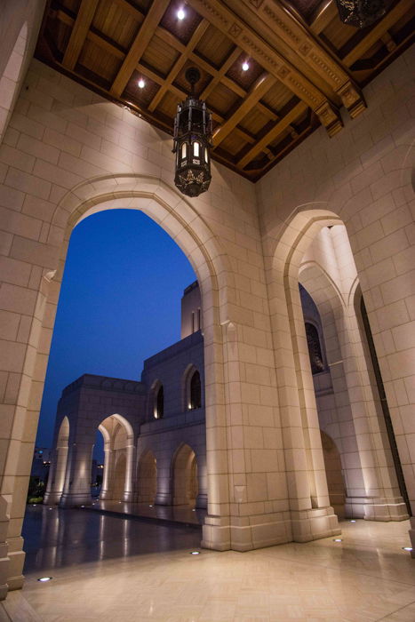 Blue hour example in Architecture Photography