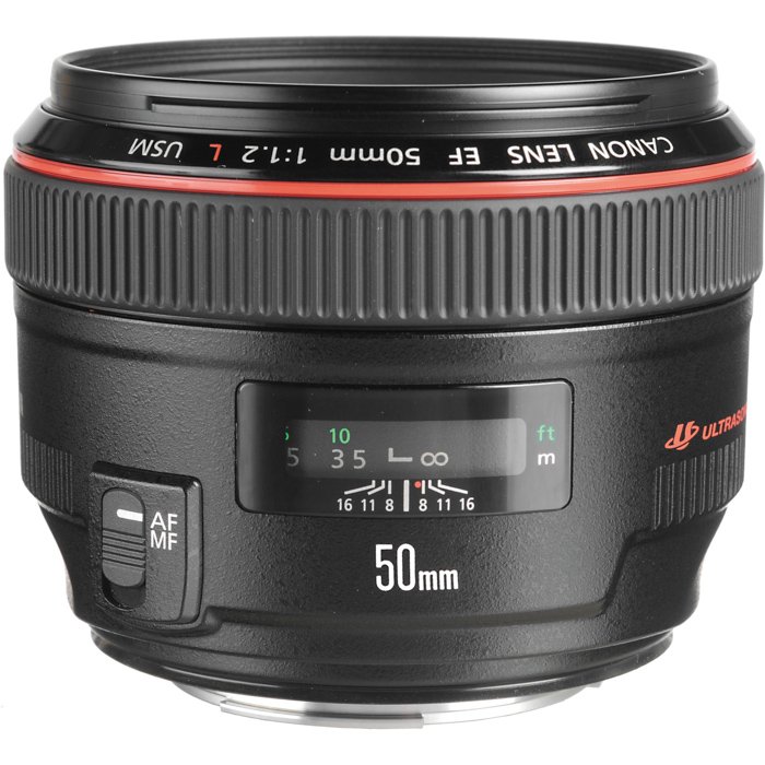 Canon EF 50mm f/1.2L USM - canon camera lenses 