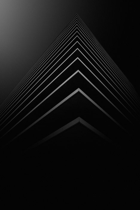 minimal abstract photography example with an emphasis on line