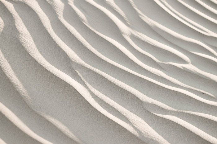 A minimalist abstract photo of sand