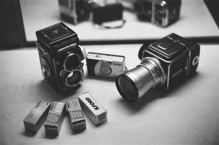 black and white film