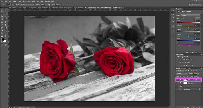 a screenshot showing how to edit photos in Photoshop for beginners - masking