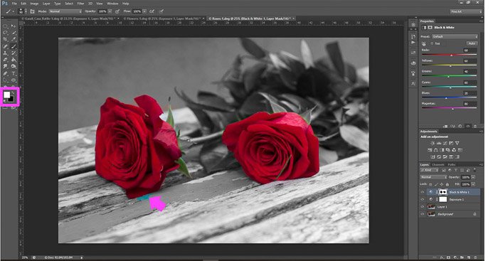 a screenshot showing how to edit photos in Photoshop for beginners - remove mask