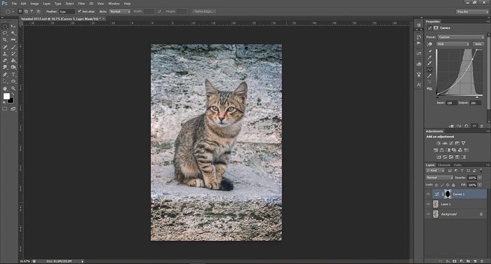 a screenshot showing how to edit photos in Photoshop for beginners