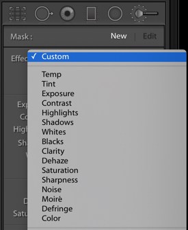 A screenshot of how to use brushes and masks in Lightroom