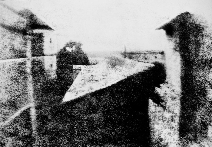 View From The Window At Le Gras - Joseph Nicéphore Niépce, most iconic photos