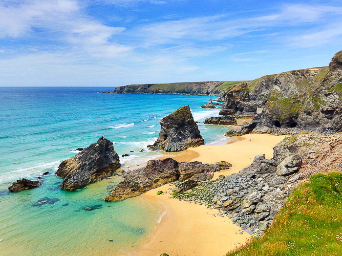 A stunning coastal seascape on a clear day 