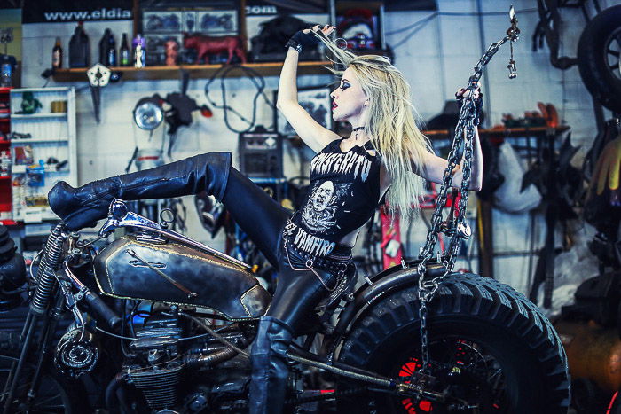 How to pose on a bike | Female biker, Biker photoshoot, Biker girl style