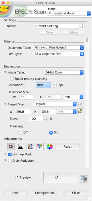 how to scan color negatives with vuescan