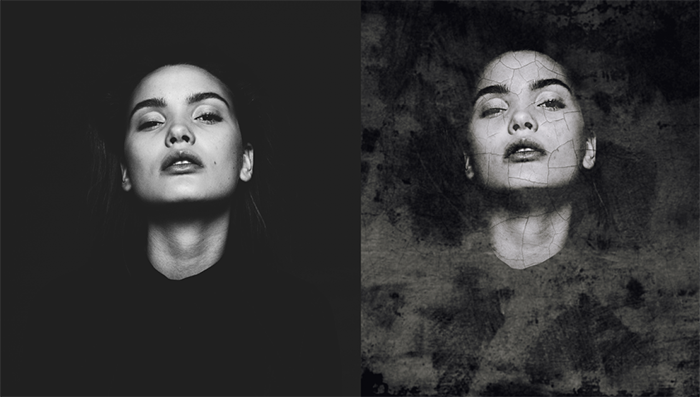 A screenshot showing how to create abstract portraits in Photoshop