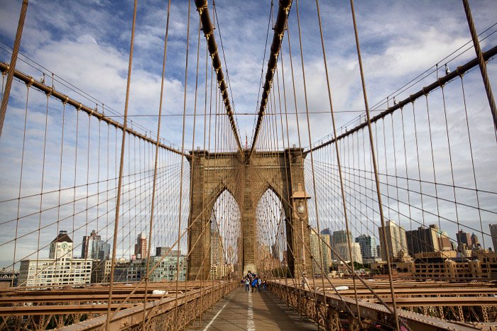 The Brooklyn Bridge in New York City