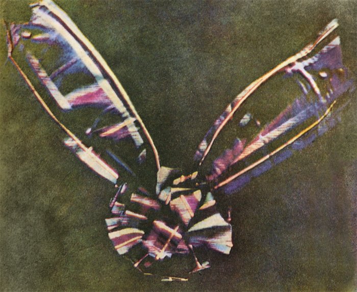 The first color photograph ever taken