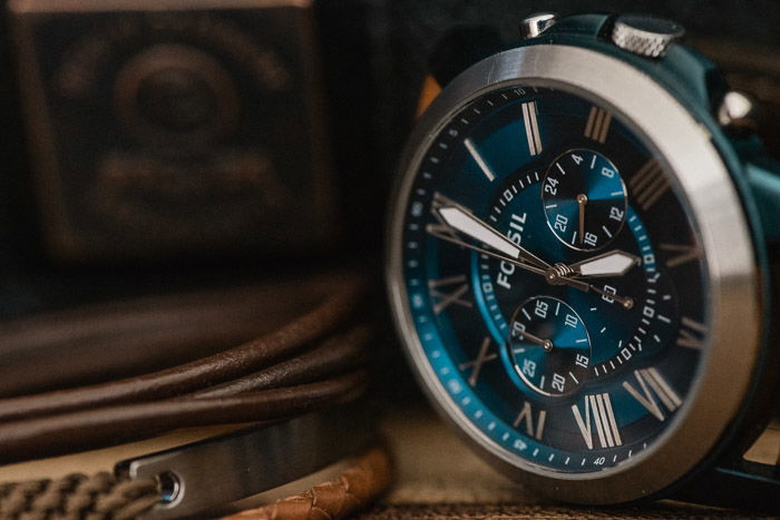 A product photography close up of a watch 