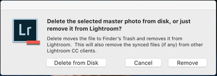 A screenshot showing how to organize photos in lightroom