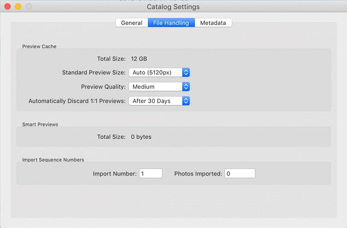 A screenshot showing how to organize photos in lightroom