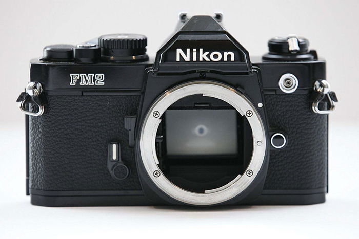 uma foto da Nikon FM2 