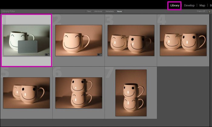 A screenshot showing how to use a grey card for color correction in Lightroom
